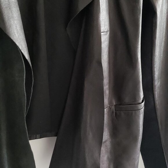 Black Leather Jacket by Trouve - Picture 6 of 9